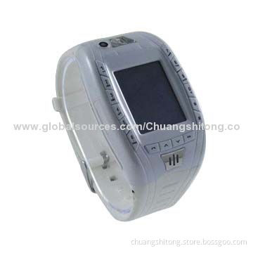 New 1.33" wristwatch mobile phone with touchscreen, Bluetooth and camera